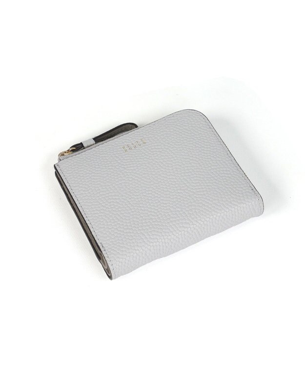 PELLE BORSA L字ファスナーミニ財布 Fine Goods フィーネグッズ 5444 アイスグレー