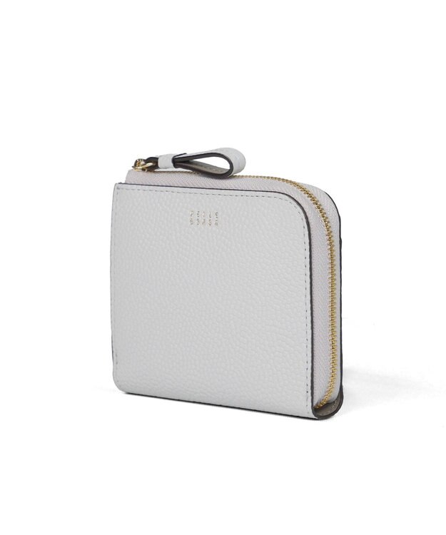 PELLE BORSA L字ファスナーミニ財布 Fine Goods フィーネグッズ 5444 アイスグレー
