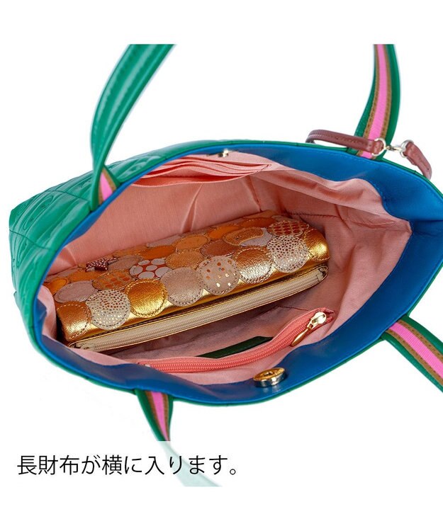 tsumori chisato CARRY ネコキルティング ハンドバッグ ミニバッグ グリーン