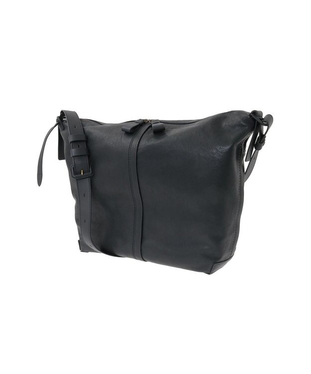 genten ライトシープ　ショルダーバッグ大 ダークグレー