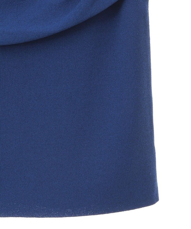 YECCA VECCA シャーリングオフショルニット Blue