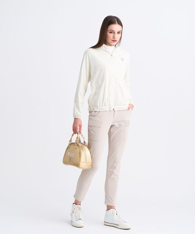 23区GOLF 【WOMEN】メリルハイテンションカーゴパンツ 360°ストレッチ ベージュ系