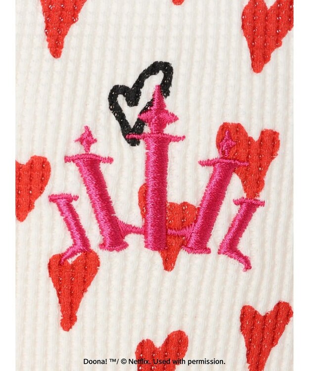 Green Parks ●ＤＯＯＮＡ！　ハートｐｔワッフルキャミ Red