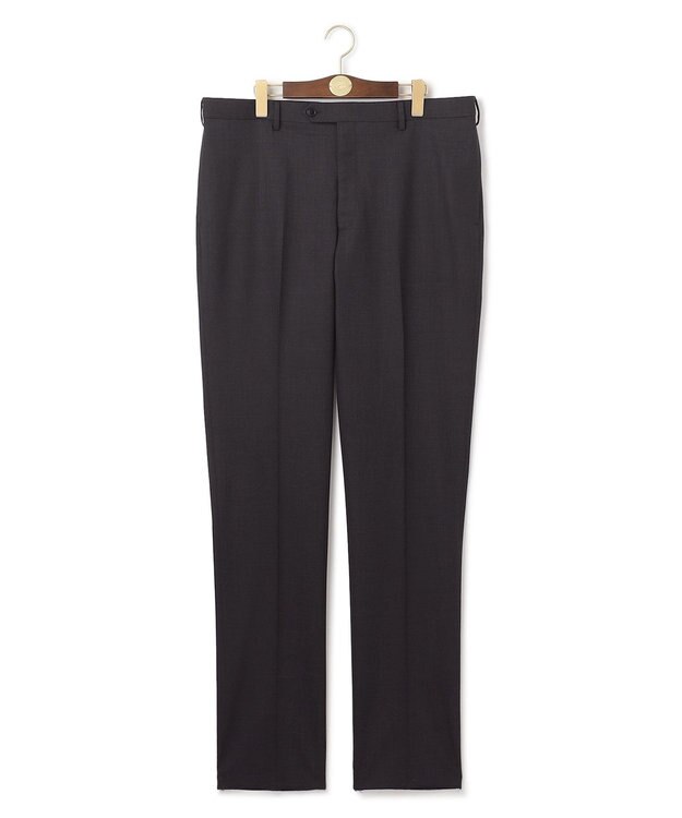 J.PRESS MEN 【KING SIZE】パワーストレッチウール バーズアイ スラックス グレー系