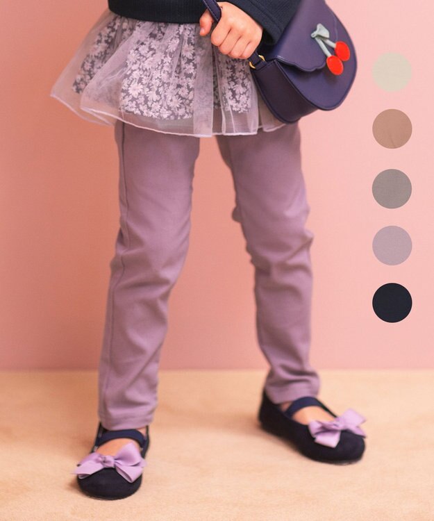 ANY KIDS ドリームストレッチ裏起毛 パンツ ラベンダー