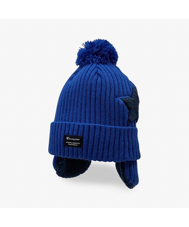 林八百吉商店 Champion キッズ　リブ耳付きワッチ ブルー