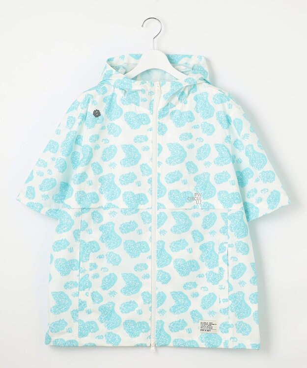 PW CIRCULUS 【撥水加工/ストレッチ】【MEN】アニマルドット2Wayブルゾン  ゴルフ ブルー系5