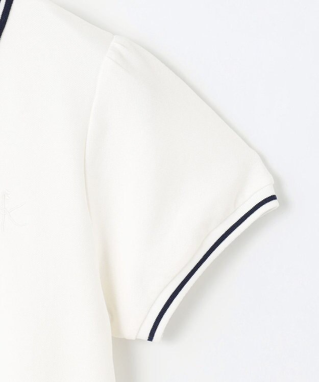 組曲 KIDS 【150-170㎝】ストレッチカノコ ポロシャツ オフホワイト