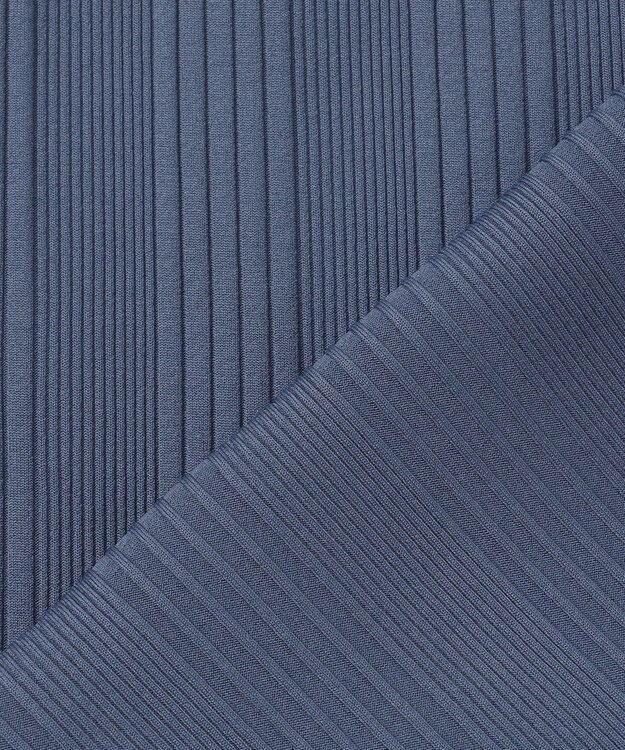 JOSEPH HOMME 【LEON 掲載】テックリブジャージー　Vネックカットソー ダルブルー系