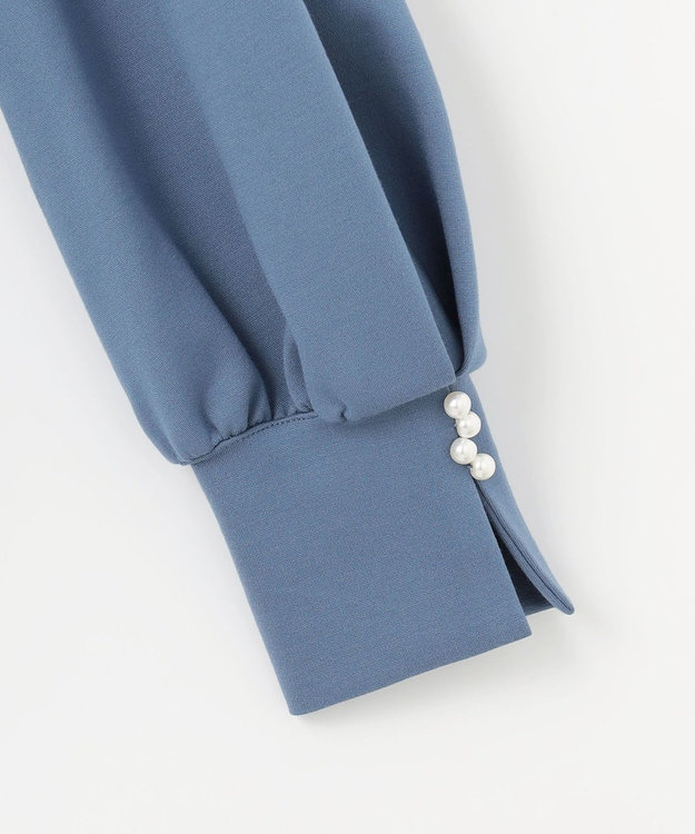 組曲 【WEB限定・2SET】ポンチトップス×プリーツスカートセットアップ ブルー×ネイビー系