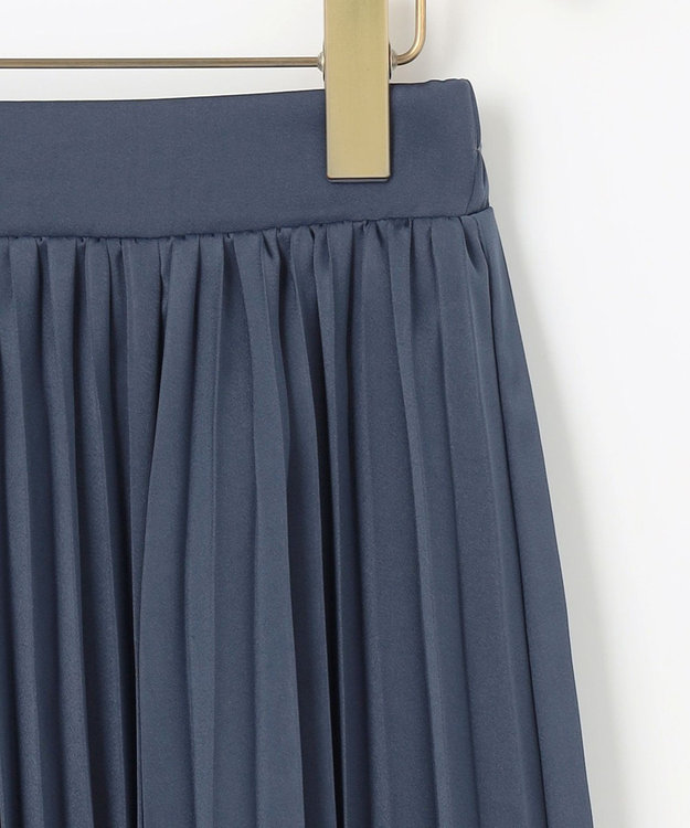 組曲 【WEB限定・2SET】ポンチトップス×プリーツスカートセットアップ ブルー×ネイビー系