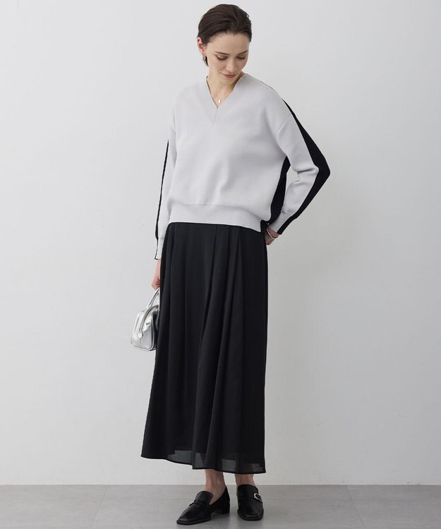 ICB 【先行予約】 ハイツイストドライメッシュ フレアスカート ブラック