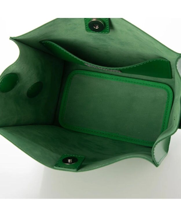 UNBILLION 【テレビ ドラマ着用アイテム】カシュカシュ cachecache / ヒネリハンドルインバッグセットトート グリーン