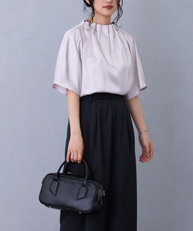 MioFIRANO SILHOUETTE U001 ボストンバッグ BLACK