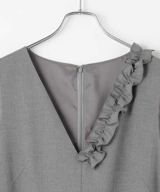 #Newans 【洗濯機可能/ストレッチ】ホイップクリームオールインワン グレー