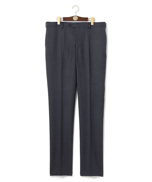 J.PRESS MEN 【KING SIZE】【ウォッシャブル可】トリートメントウール ストレッチフランネル スラックス グレー系