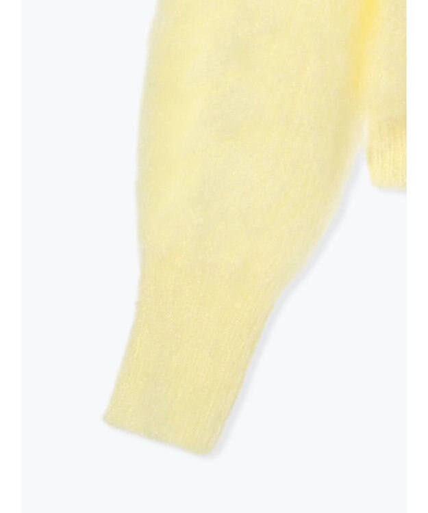 Te chichi 【Atelier Bonheur】キャットヤーンVネックカーディガン《2025winter catalog item》 イエロー