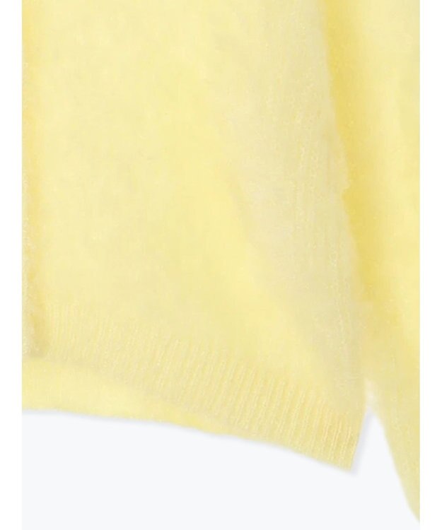 Te chichi 【Atelier Bonheur】キャットヤーンVネックカーディガン《2025winter catalog item》 イエロー