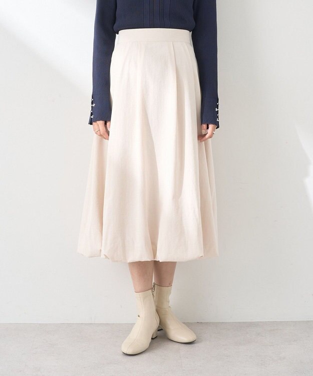 earth music&ecology バルーンスカート Ivory