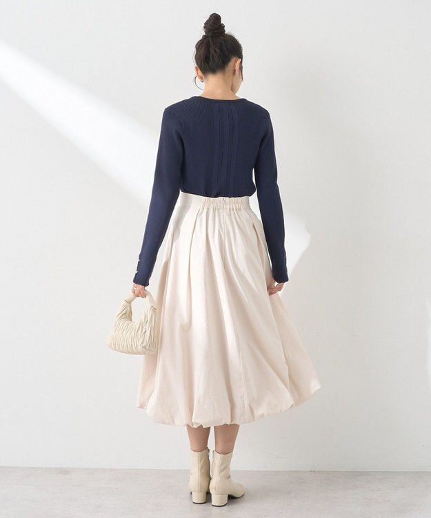 earth music&ecology バルーンスカート Ivory