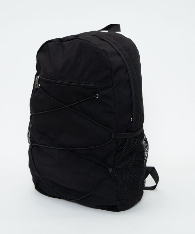 WEGO 【ユニセックス着用ITEM】コードデザインバックパック ブラック