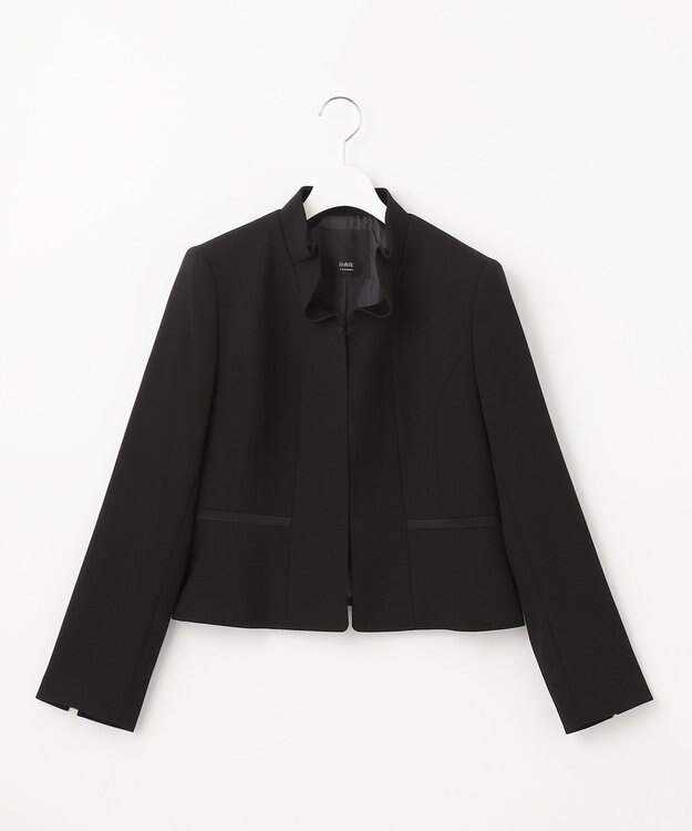 自由区 FORMAL 【襟華やか】エレガント ジャケット＋ワンピース ブラック系