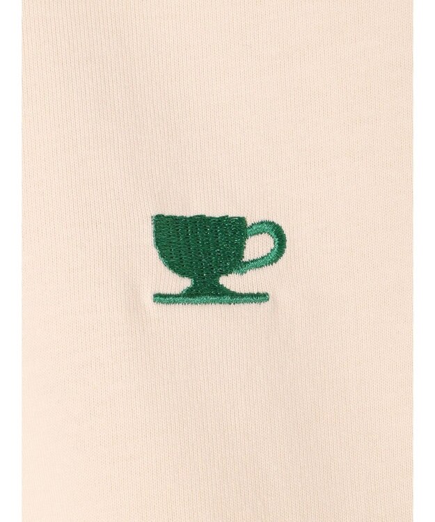 earth music&ecology レトロ喫茶プリントＴｅｅ Cream