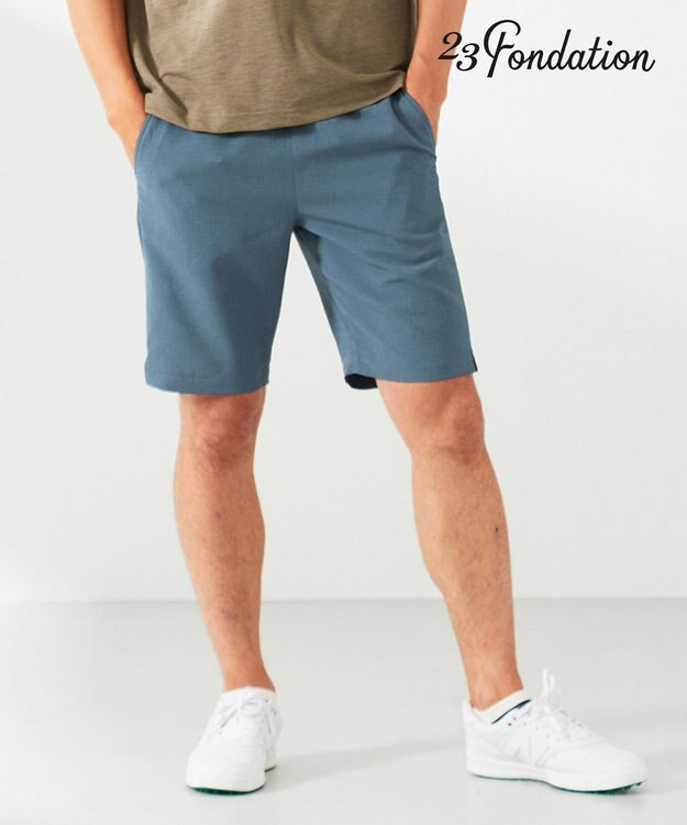 23区GOLF 【23Fondation/MEN】ＤｏｔＡｉｒ イージーショーツ サックスブルー系