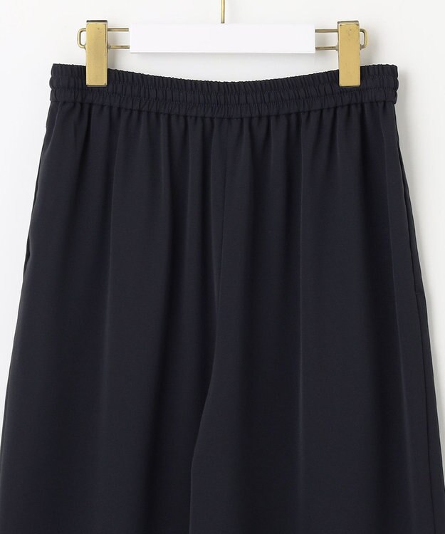 ANY SIS 【洗える】イージードロスト ワイドパンツ ネイビー