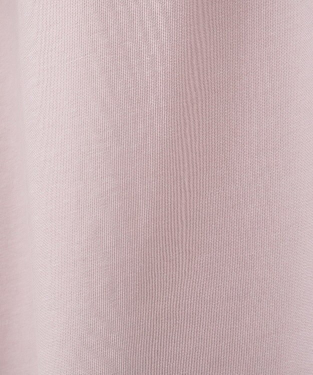 earth music&ecology 【接触冷感/洗濯機可】パイピングフレアスリーブカットソー Pink Beige