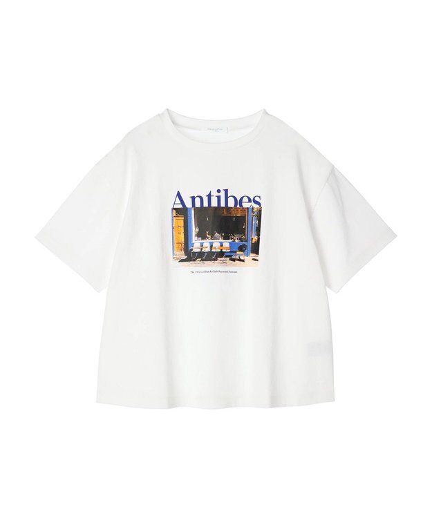 Green Parks フォトボックスＴシャツ Off White