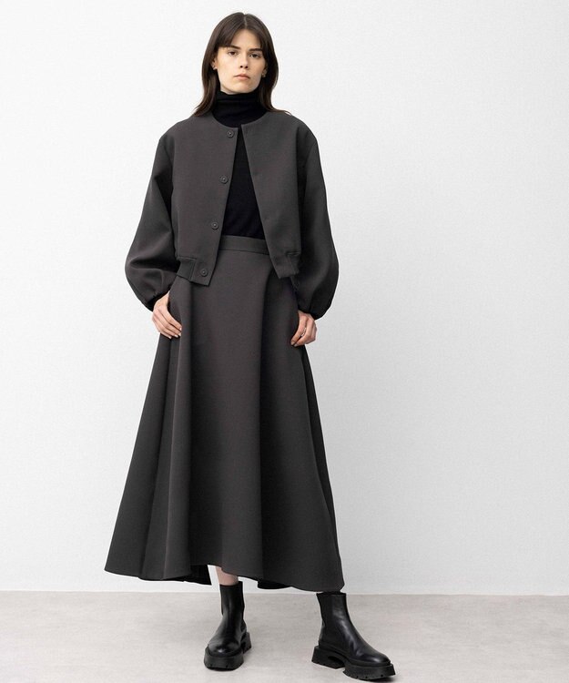 NAVE 【Nave】トリプルクロス  ショートジャケット チャコール系