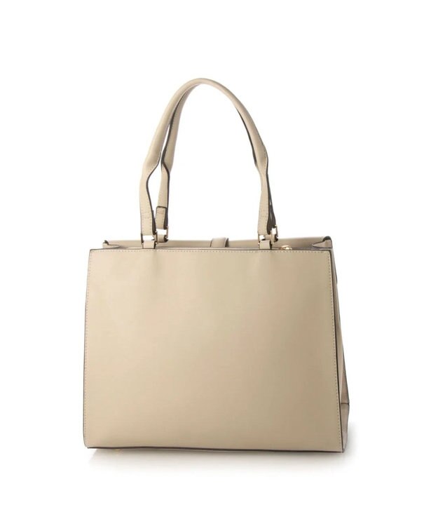 UNBILLION cachecache WEB限定ヒネリディテールA4トートバッグ アイボリー