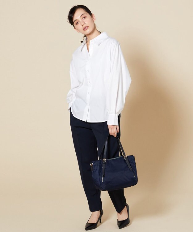 LA BAGAGERIE 【MONICA】ナイロン2WAYトートバッグ Sサイズ ネイビー