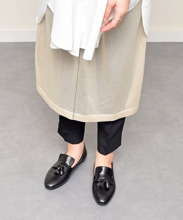 FABIO RUSCONI】フラットヒールタッセルローファー / INTER