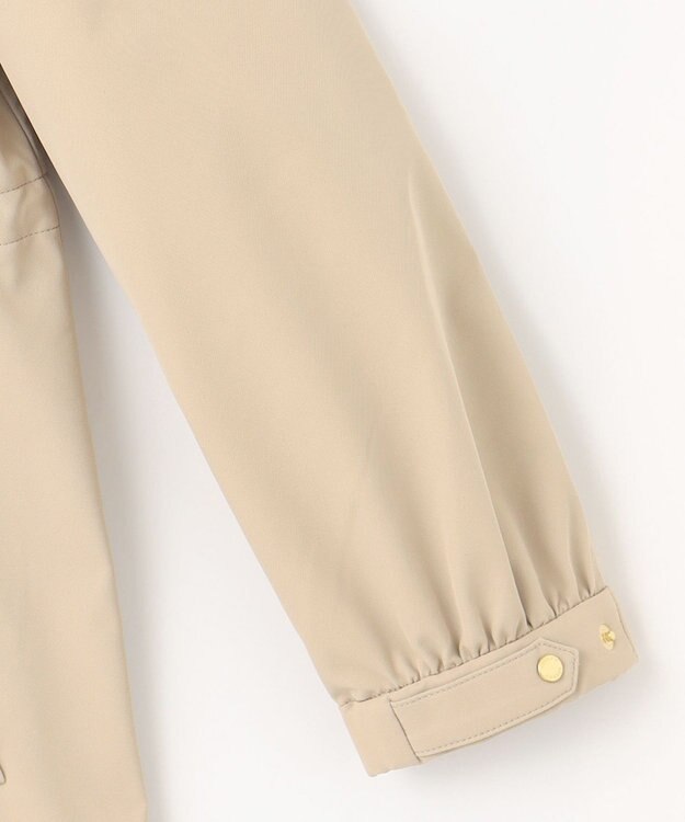 J.PRESS LADIES 【洗える】ソロテックス ドライツイル ノーカラー コート ベージュ系
