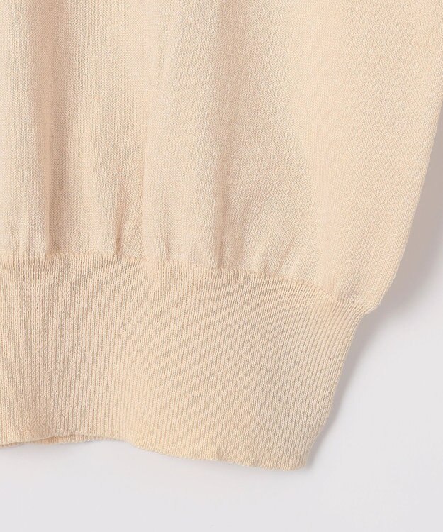 Feroux 【洗える】プチパールボウタイ ニット アイボリー系