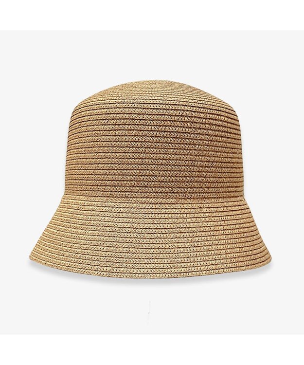 林八百吉商店 un chapeau  スカーフ付ペーパーハット ナチュラル