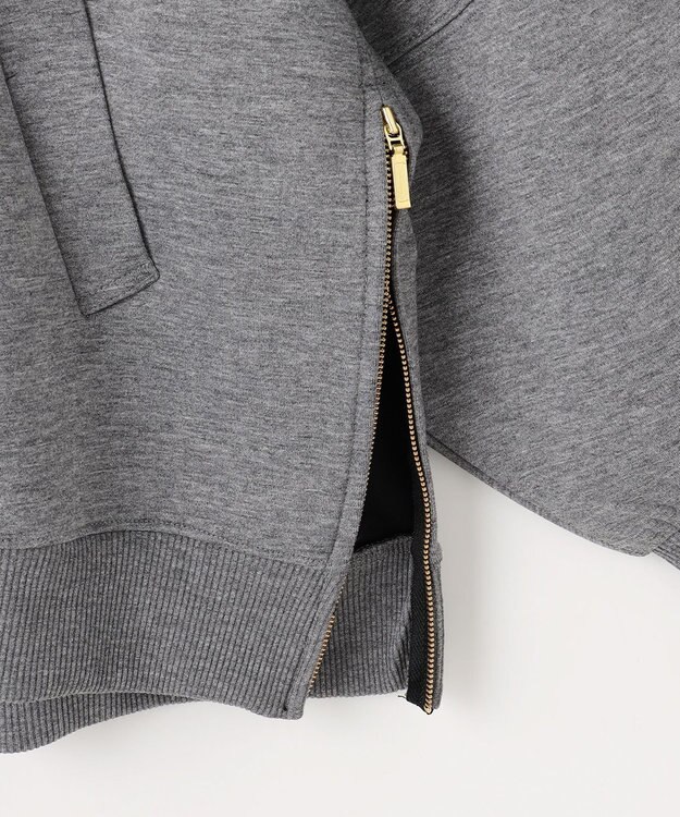 ANY サイドジップダンボールブルゾン グレー