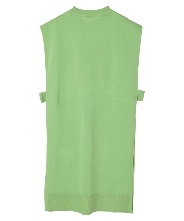 Green Parks ロングニットベスト Green