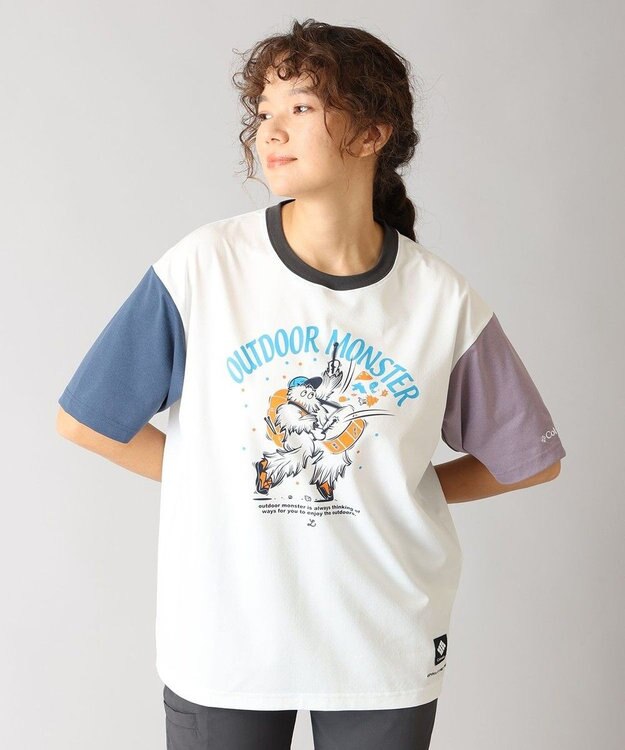 Columbia Columbia/ リトルベアロックグラフィックショートスリーブTシャツ /コロンビア Sea Salt Multi Kodo Print