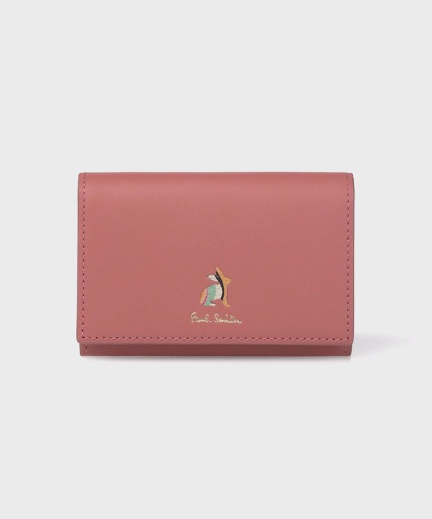 Paul Smith マーケトリースワールラビット 名刺入れ ピンク