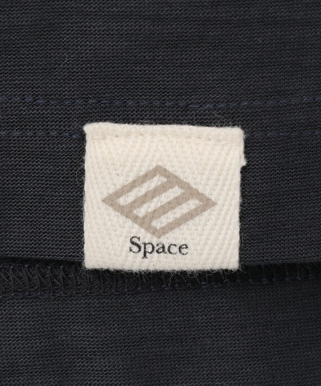 JOSEPH ABBOUD MOUNTAIN 【SPACE／UNISEX】オーガニックコットンスラブプレーティング天竺 ポロシャツ ネイビー系