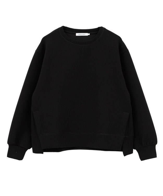 AMERICAN HOLIC サイドスリットダンボールプルオーバー Black