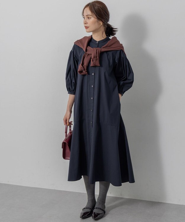 組曲 クルミボタン ニットカーディガン ブラウン系