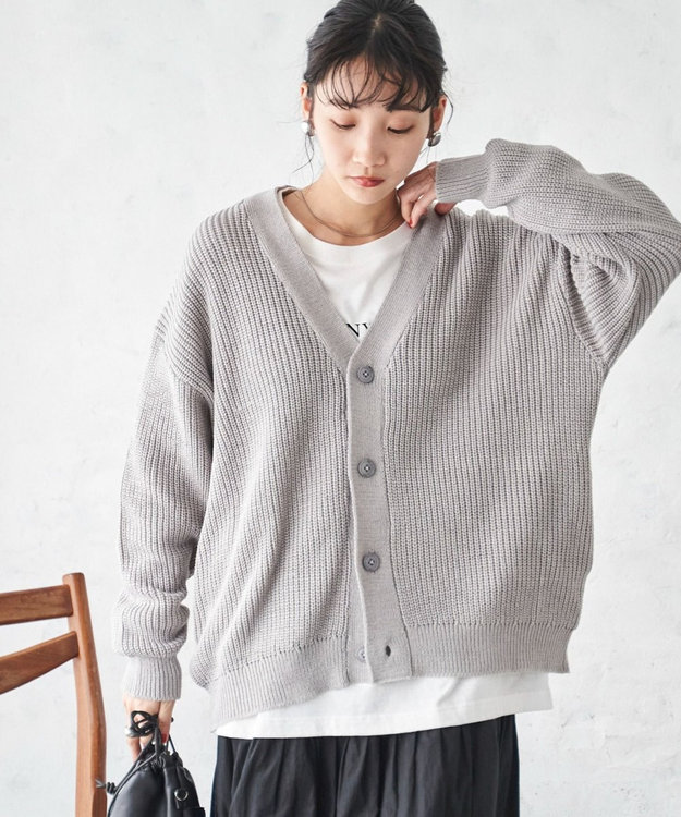 オーバーフィットカーディガン / WEGO | ファッション通販 オーバーフィットカーディガン / WEGO | ファッション通販
