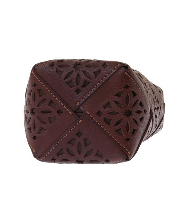 genten サステナブルカットワーク ポシェット ノウチャ