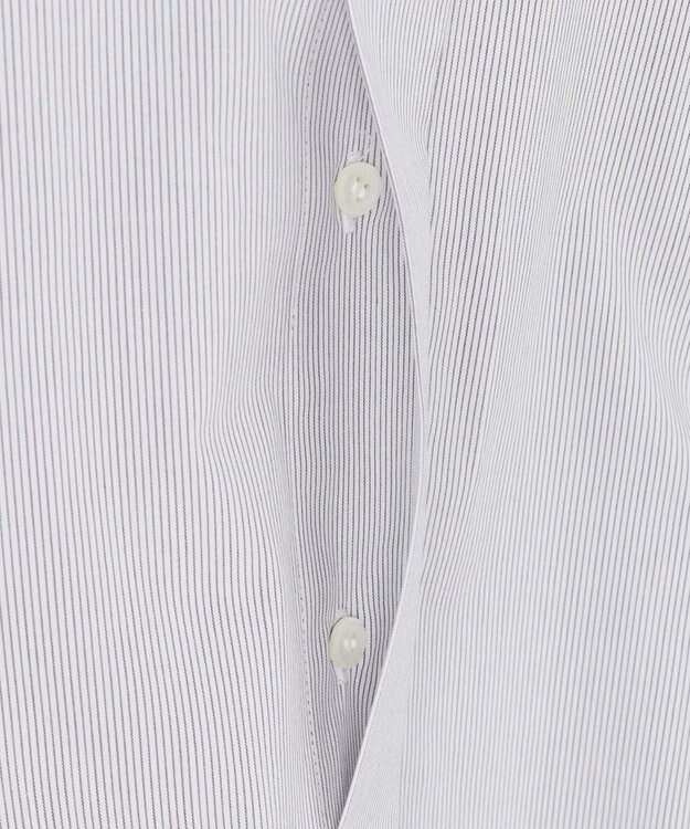 uncrave コットンクロスストライプ BIGシャツ ネイビーストライプ