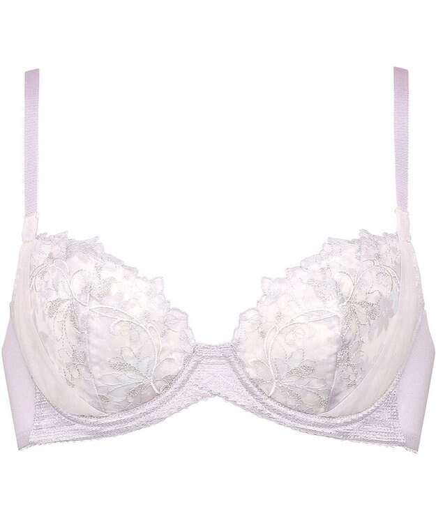 Wing 【エアリーソフトブラ】　ふんわりエアリーな着用感　脇から背中すっきり　ウイング／ワコール　KB2202 パープル