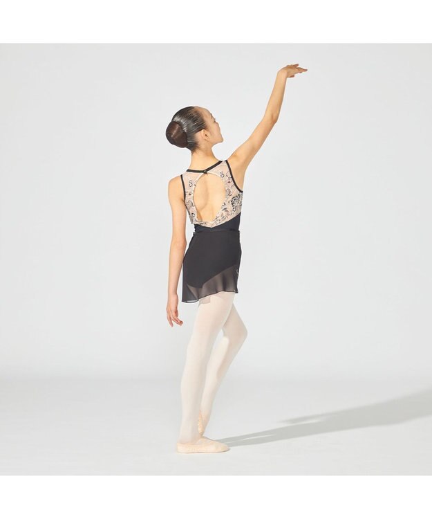 Chacott 【Nela ライン】ジュニア スカート ブラック